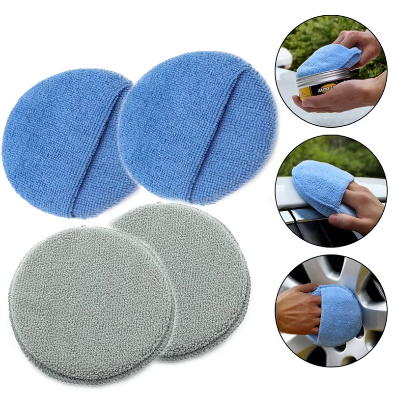 車のアプリケーターパッド,研磨スポンジ,柔らかいマイクロファ - Wax Applicator Pad のレビューと価格