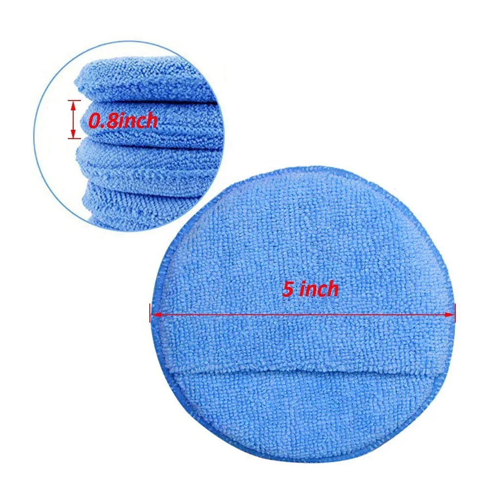 車のアプリケーターパッド,研磨スポンジ,柔らかいマイクロファ - Wax Applicator Pad のレビューと価格