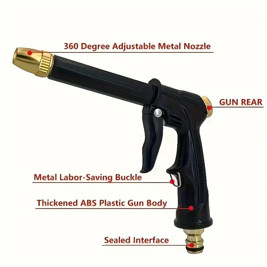 新しい高圧水鉄砲洗車庭水まきホースノズルスプリンクラーフォー - Pressure Washer Foam Gun のレビューと価格