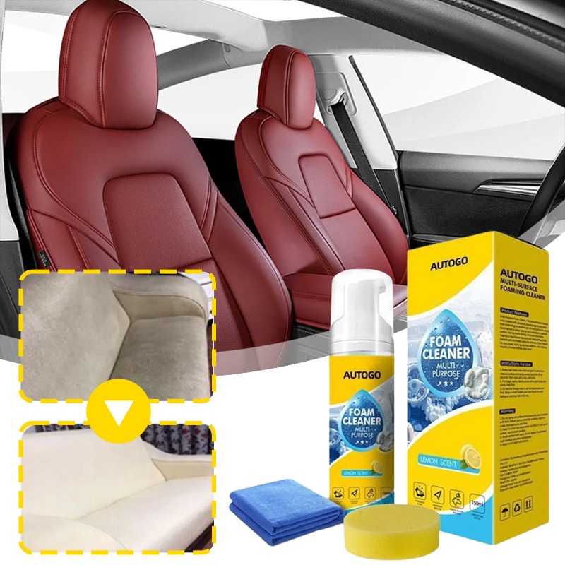 多目的泡クリーナー 車内用泡クリーナー スポンジ付き レザー - Leather Cleaner Interior のレビューと価格