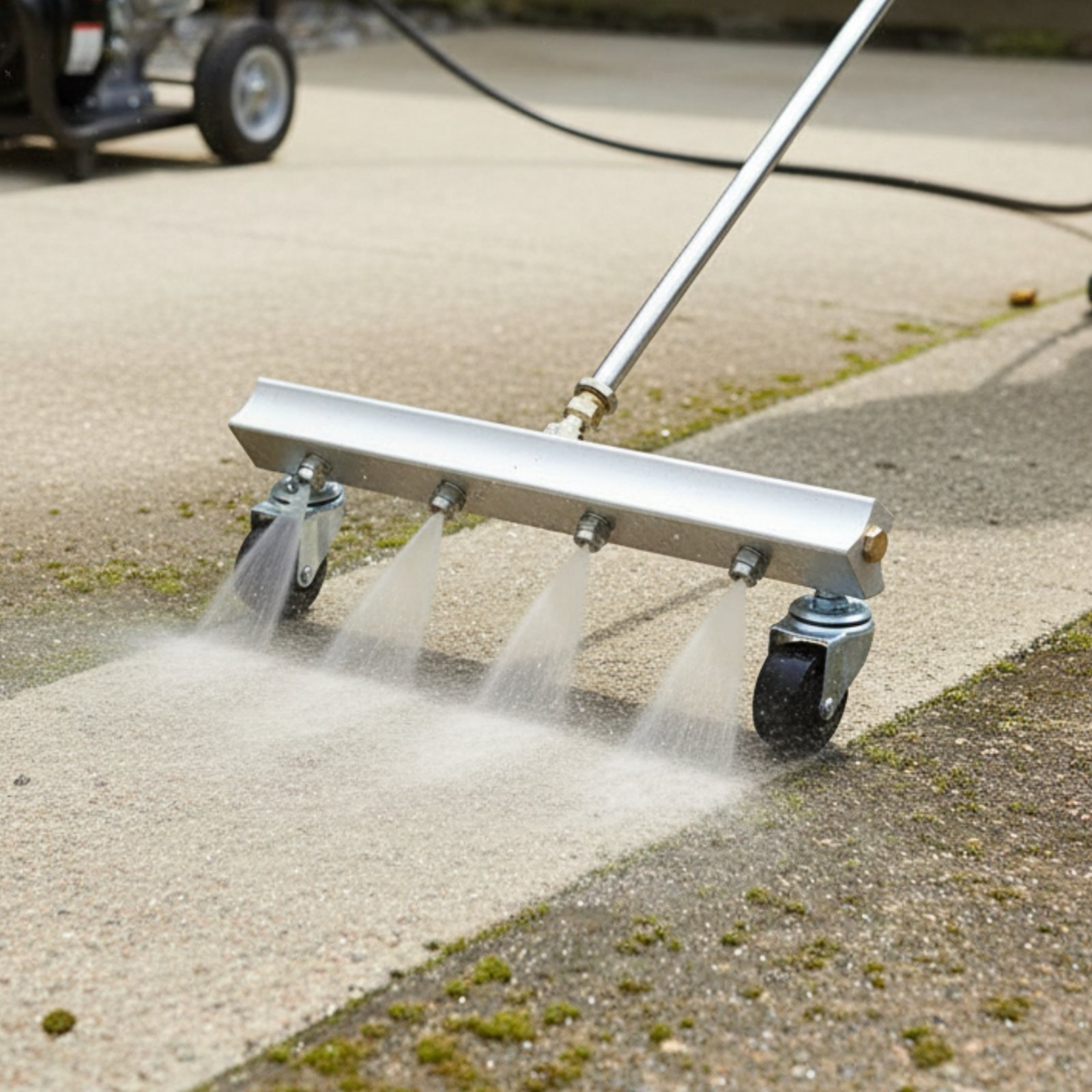 圧力洗浄機用アンダーキャリッジクリーナー、回転ホイール付き車 - Wheel Cleaner Alloy のレビューと価格