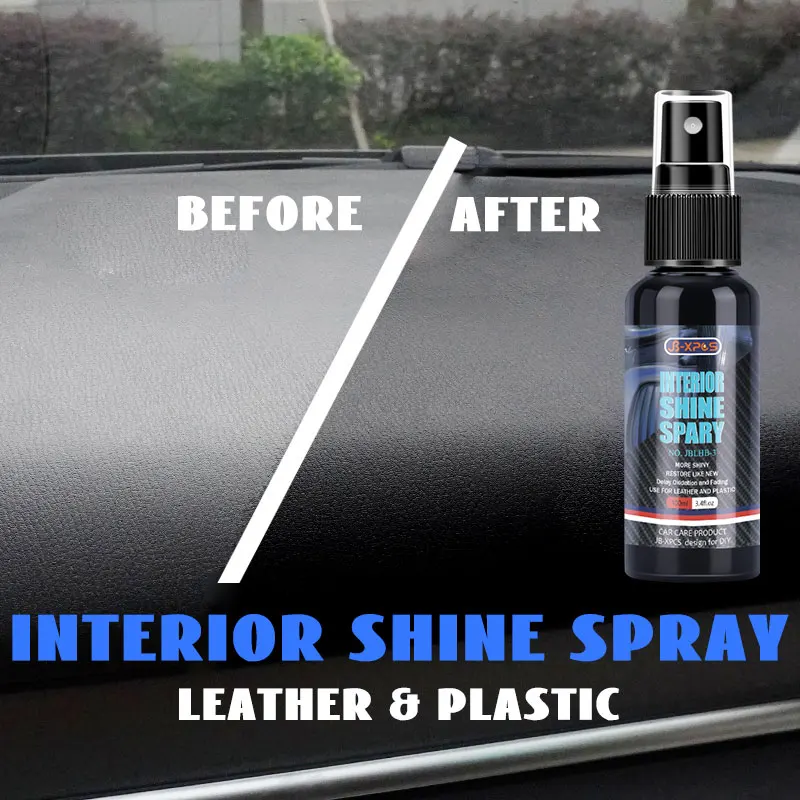 車のプラスチック&レザー修復剤 インテリアクリーナースプレー - Leather Cleaner Interior のレビューと価格