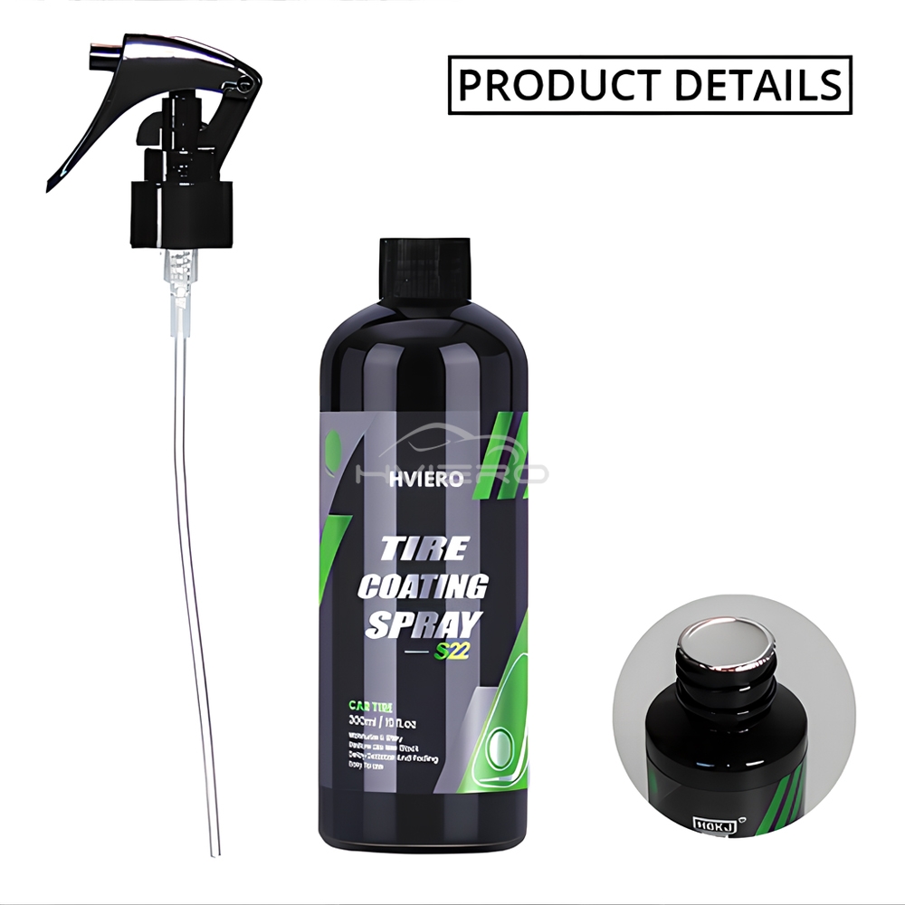 車の改修タイヤグロスタイヤコーティングスプレー疎水性シーラン - Tire Shine Spray Sealant のレビューと価格