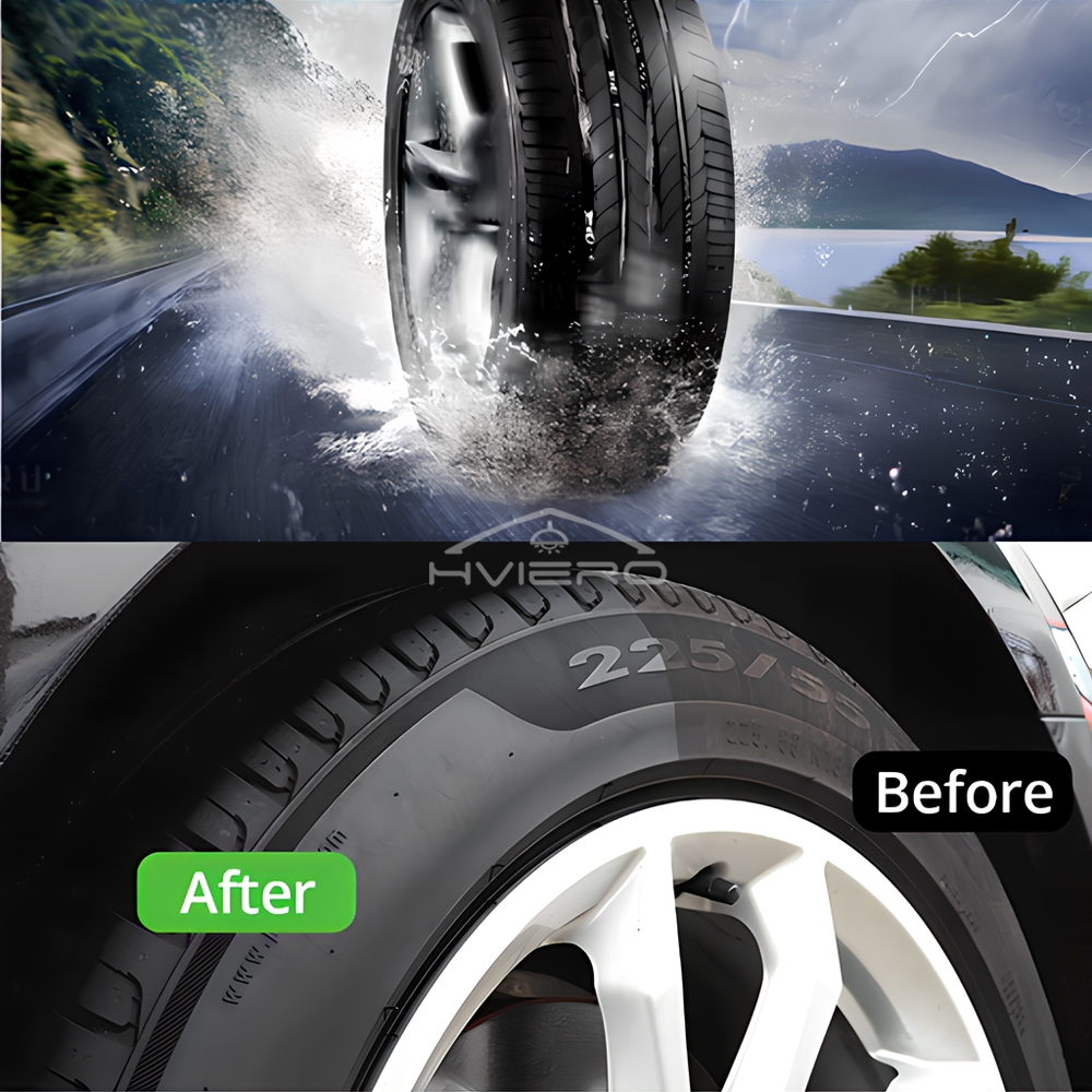 タイヤグロス HVIERO S22 タイヤコーティングスプレ - Tire Shine Spray Sealant のレビューと価格