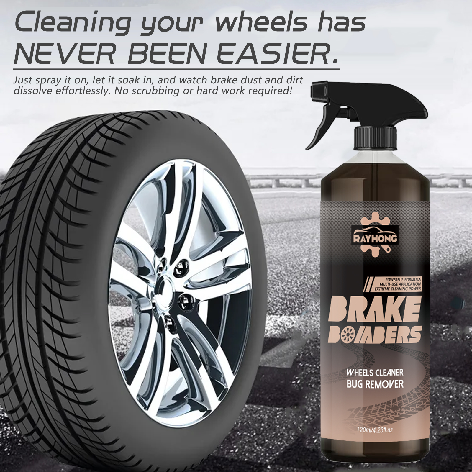 車輪＆タイヤクリーナー - ブレーキダスト汚れ除去剤 - 車 - Wheel Cleaner Alloy のレビューと価格