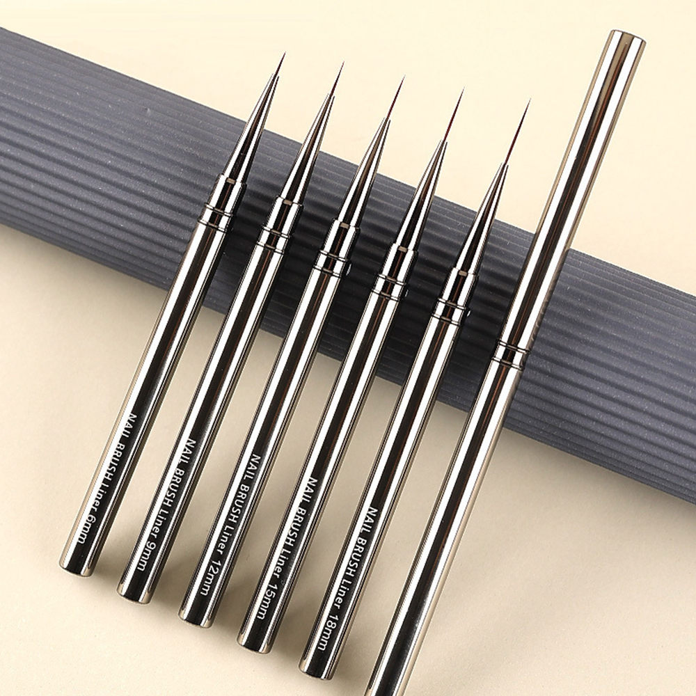 5ピースプロフェッショナルネイルアートブラシセット、精密な輪 - Detailing Brush Set のレビューと価格