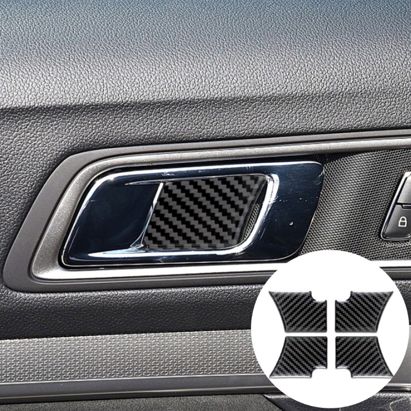フォード用カーボンファイバー装飾ステッカー,車両中央制御ナビ - Interior Detailing Kit のレビューと価格