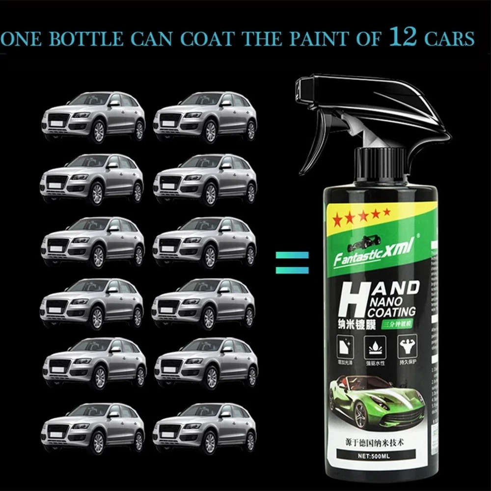 500 ミリリットルナノセラミック車のコーティング自動車ディ - Car Wax Ceramic Coating のレビューと価格