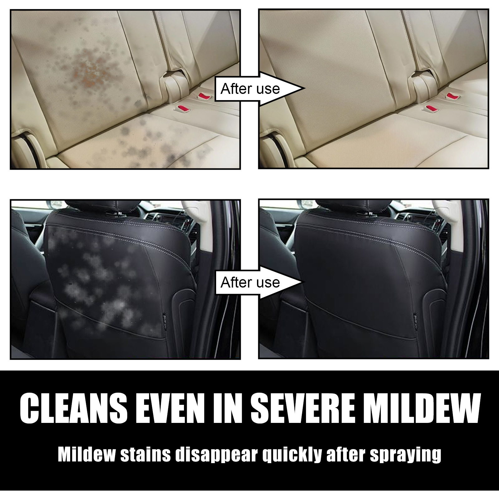 多機能カークリーナー、カビ除去剤、布、革、シート、カビ除去、 - Seat Cleaner Fabric のレビューと価格