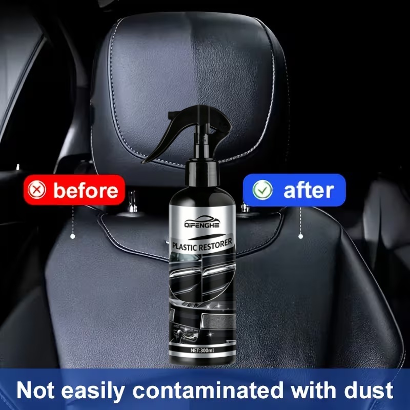 300ml 長持ちするプラスチック復元剤、色褪せた黒い車のダ - Trim Restorer Plastic のレビューと価格