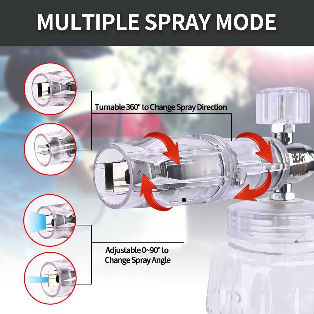 フォームジェネレーター フォームキャノン フォームノズル カ - Pressure Washer Foam Gun のレビューと価格