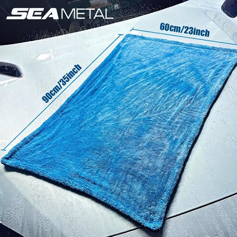 SEAMETAL 1200GSM 洗車マイクロファイバータオ - Microfiber Towel Detailing のレビューと価格