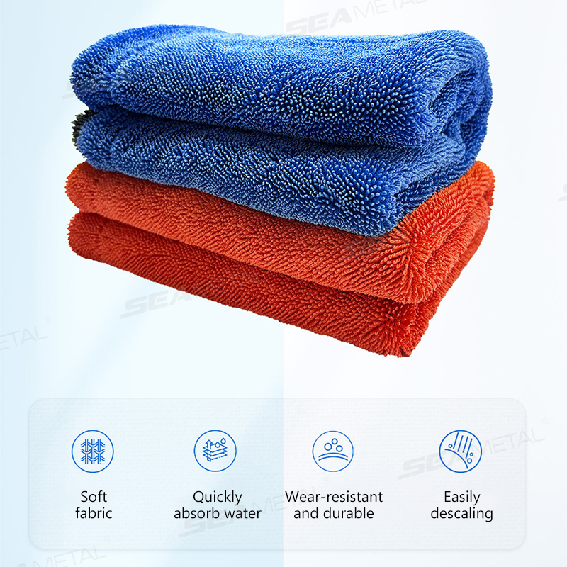SEAMETAL 1200GSM 洗車マイクロファイバータオ - Microfiber Towel Detailing のレビューと価格
