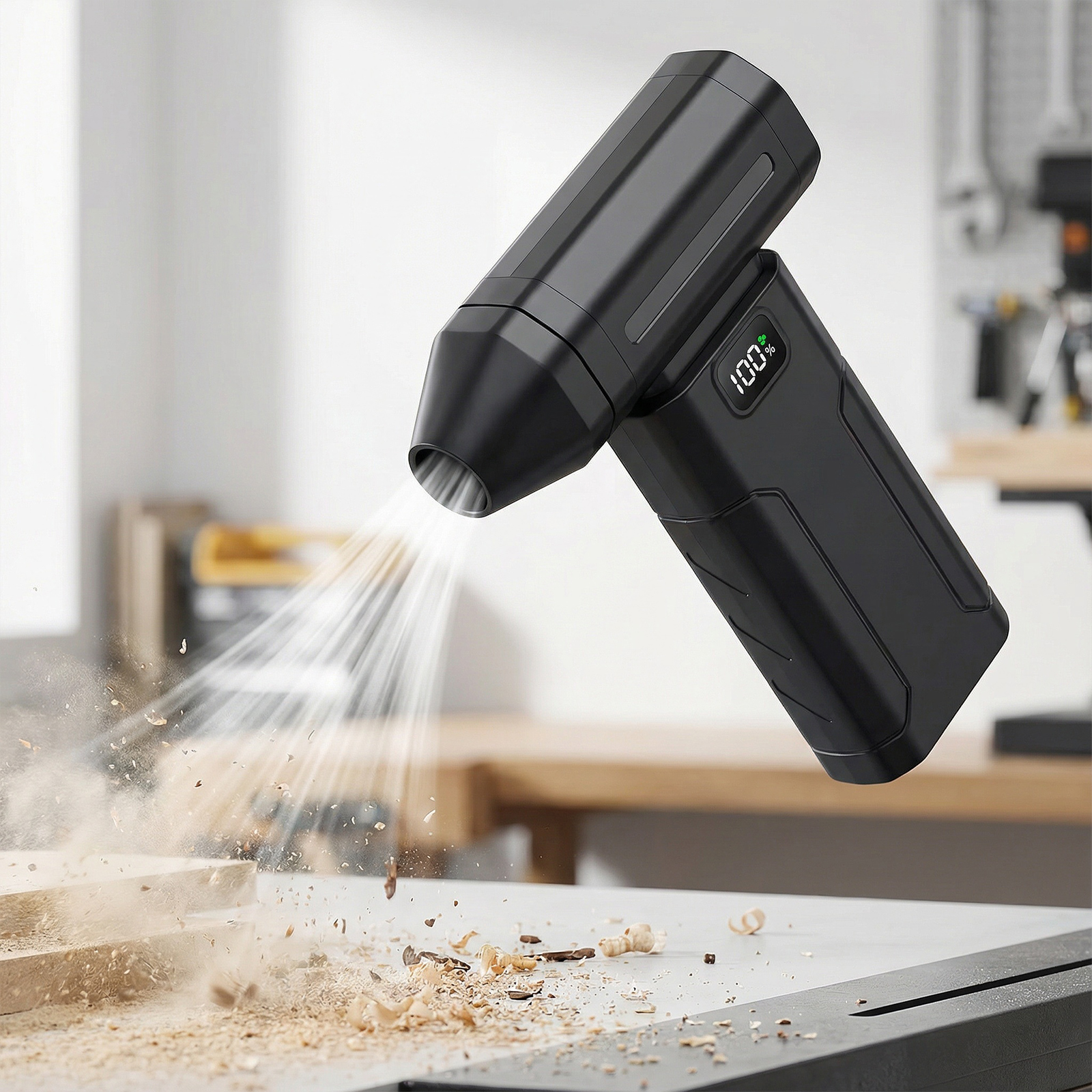 強力ファン 5段階風量調整 ハンディポータブルダストブロワー - Dryer Car Blower のレビューと価格
