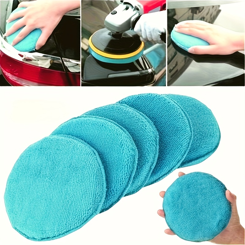 超ソフトマイクロファイバーワックスパッド5個 - 滑らかな仕 - Wax Applicator Pad のレビューと価格