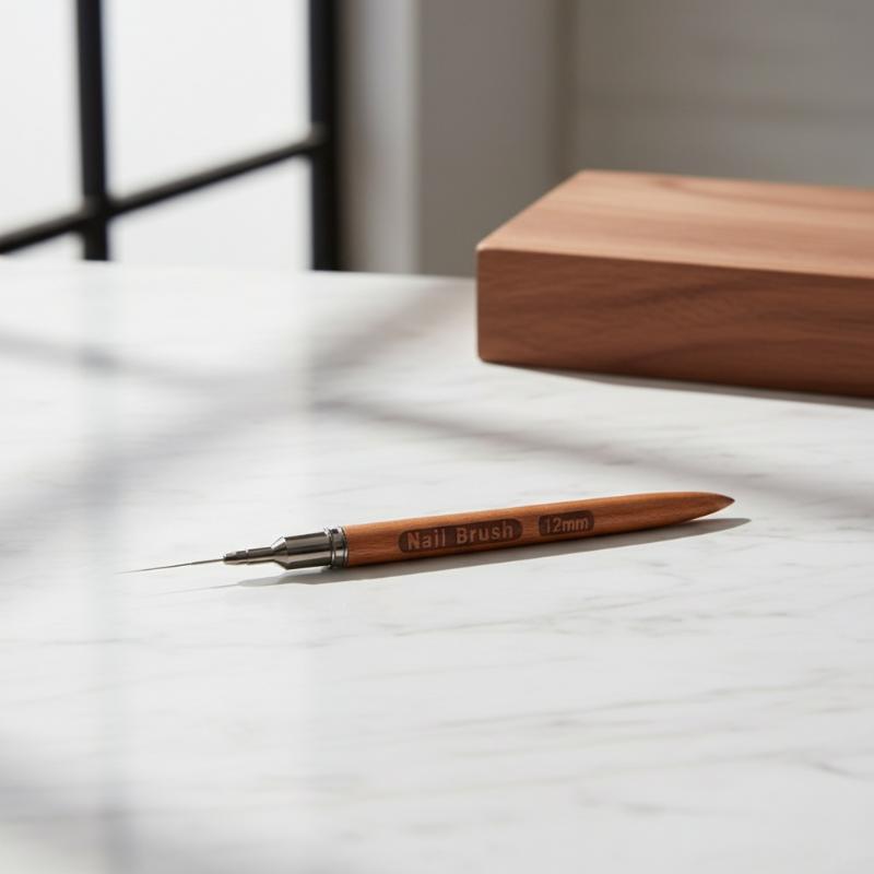 サンダルウッドハンドル付き5ピースネイルアートライナーブラシ - Detailing Brush Set のレビューと価格
