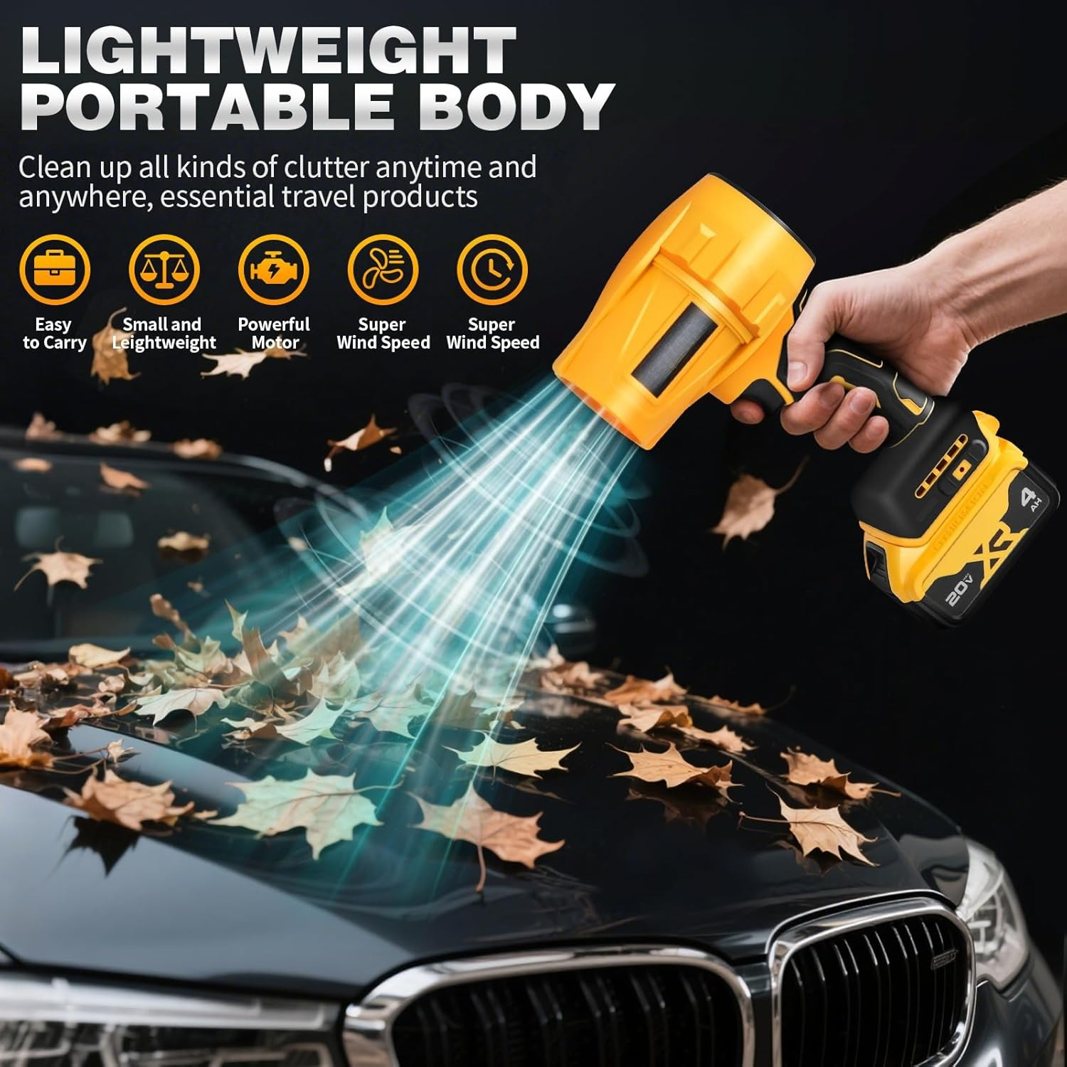 電動コードレスリーフブロワー ダストブロワー DEWALT  - Dryer Car Blower のレビューと価格