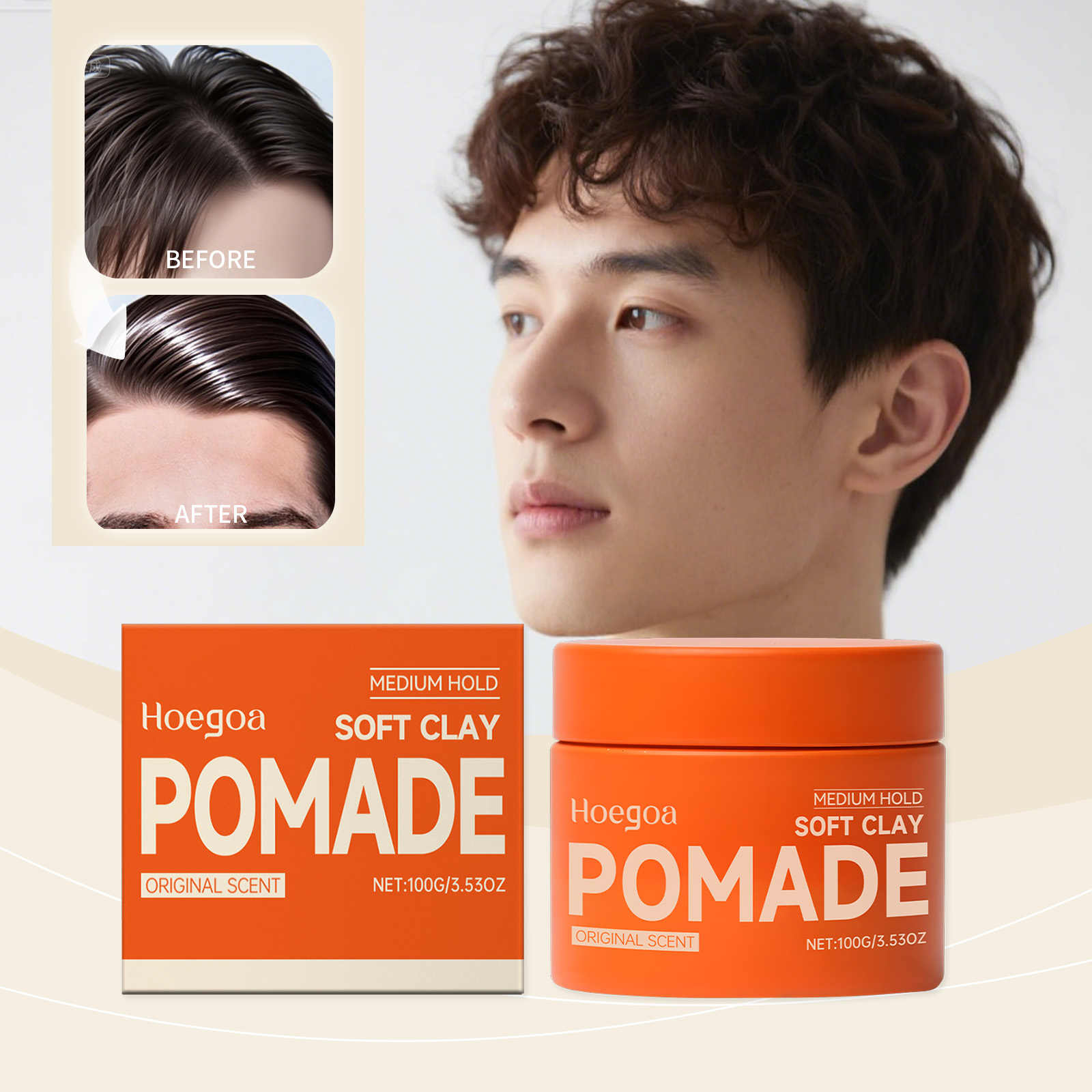 オリジナルヘアワックス 長持ちヘアジェル メンズ 強力キープ - Clay Bar Lubricant のレビューと価格