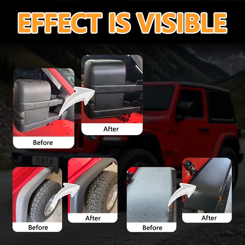 120ml 車用プラスチック復元スプレー、ダッシュボード＆ト - Trim Restorer Plastic のレビューと価格