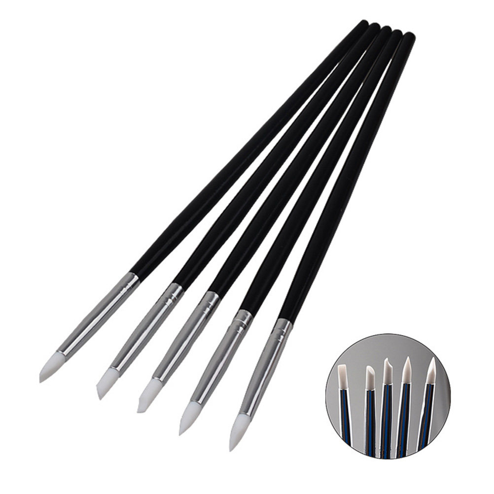 20本入りネイルアートペンブラシセット シリコンライナーキッ - Detailing Brush Set のレビューと価格