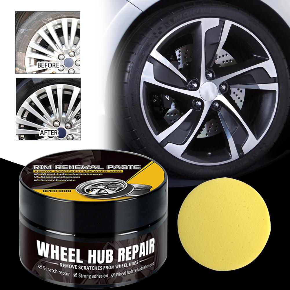 1個入り 車輪リム傷修復ペースト、タイヤ用黒白銀 - リム傷 - Wheel Cleaner Alloy のレビューと価格