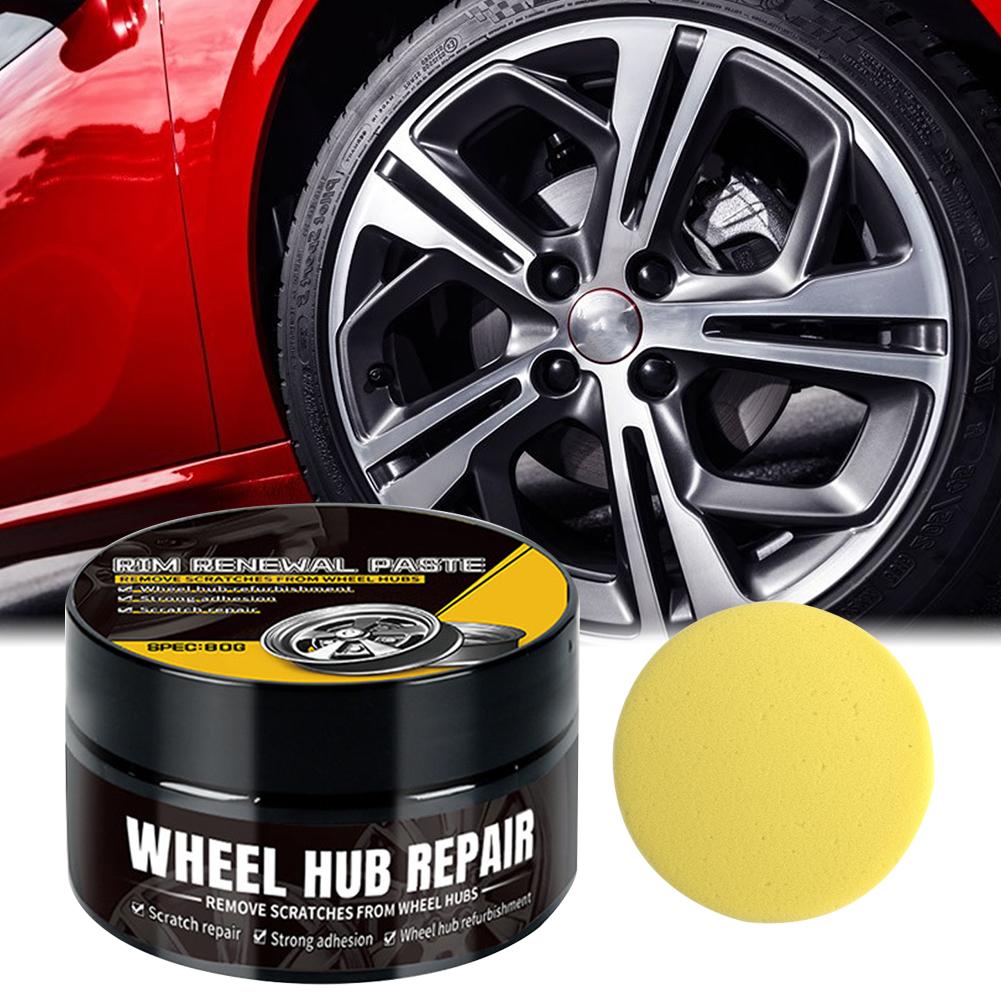 1個入り 車輪リム傷修復ペースト、タイヤ用黒白銀 - リム傷 - Wheel Cleaner Alloy のレビューと価格