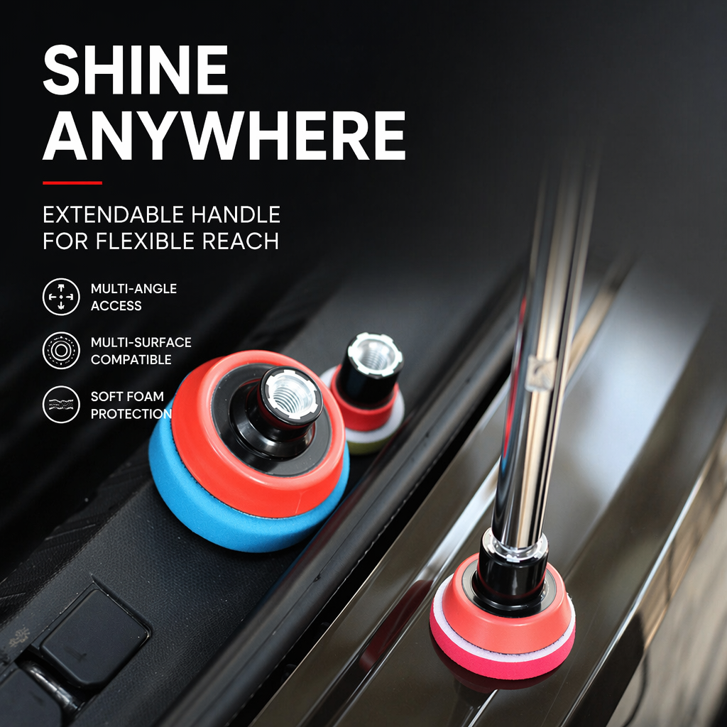 M14 スレッドポリッシャーエクステンションシャフトセット  - Polish Pad Set Buffer のレビューと価格