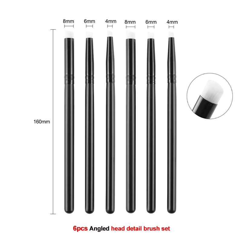 3 ピース/セットフラット/角度付き詳細なブレンディングブラ - Detailing Brush Set のレビューと価格