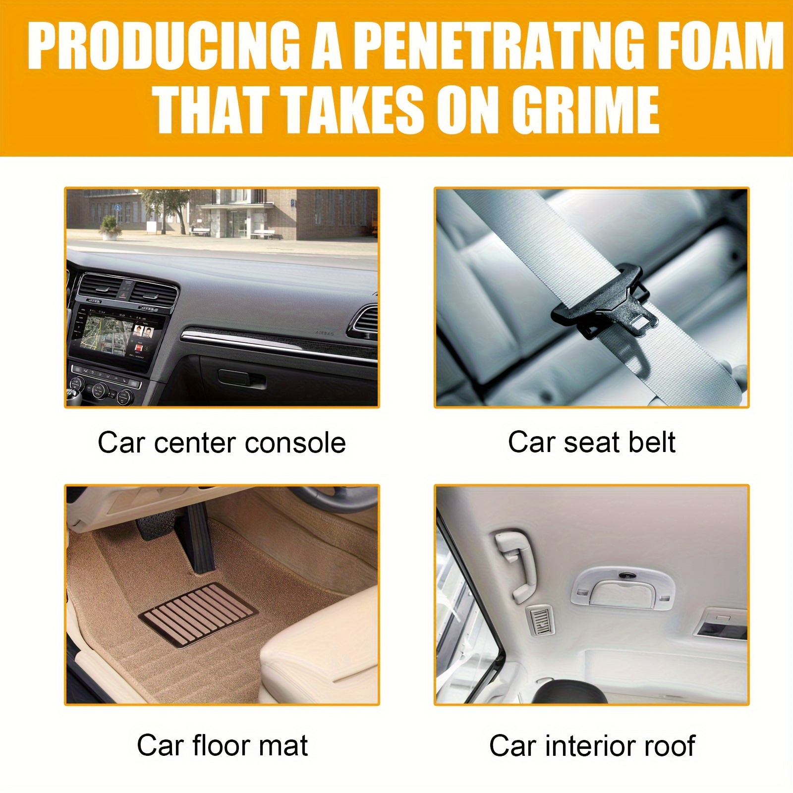 車内用多機能フォームクリーナー,汚れの除去とクリーニング,レ - Leather Cleaner Interior のレビューと価格