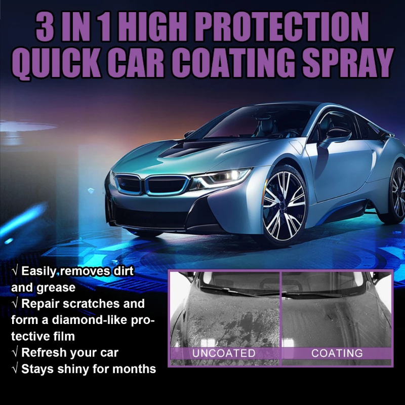 3 IN 1 車のセラミックコーティングスプレーナノクリスタ - Car Wax Ceramic Coating のレビューと価格
