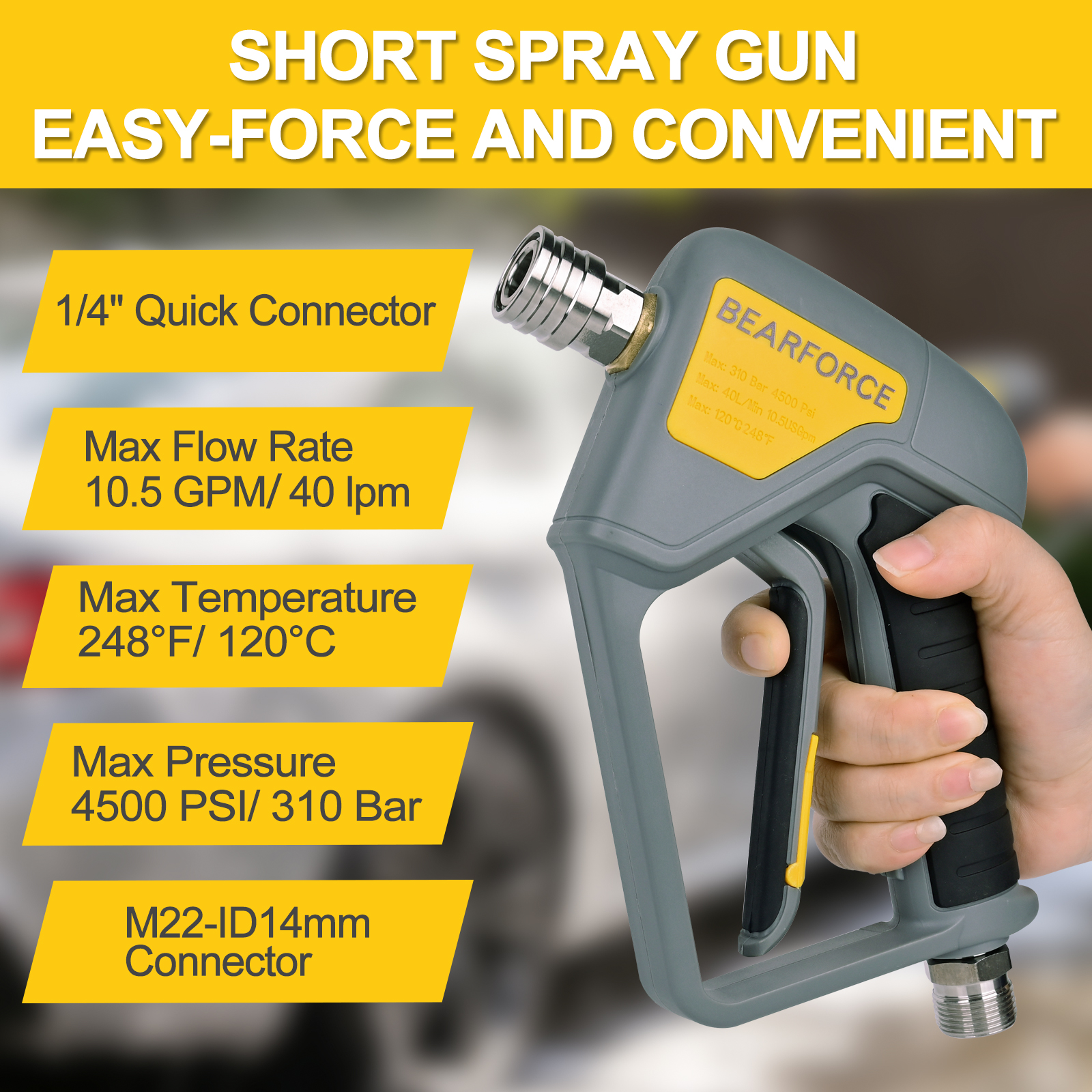 BEAR FORCE 高圧洗浄機スプレーガン M22-14m - Pressure Washer Foam Gun のレビューと価格