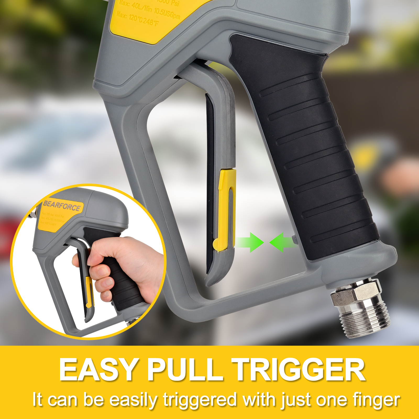 BEAR FORCE 高圧洗浄機スプレーガン M22-14m - Pressure Washer Foam Gun のレビューと価格