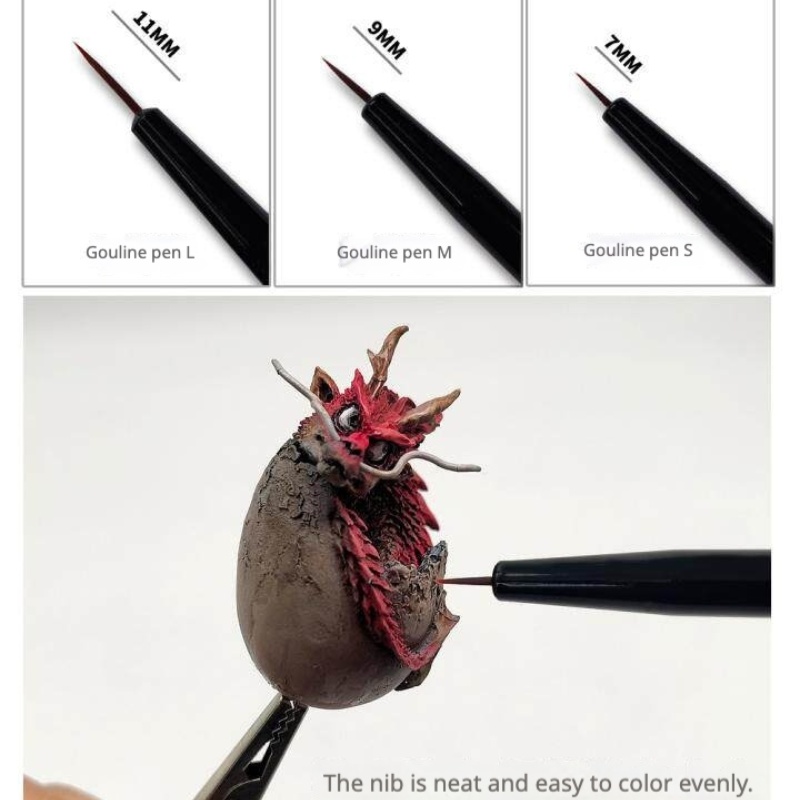 MSWZ MS-063 3-IN-1 モデルハンドペイントブ - Detailing Brush Set のレビューと価格