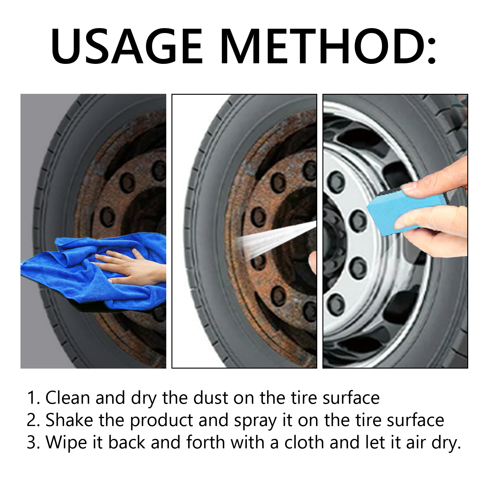 車のタイヤ光沢コーティングスプレーセラミックタイヤ高光沢疎水 - Tire Shine Spray Sealant のレビューと価格