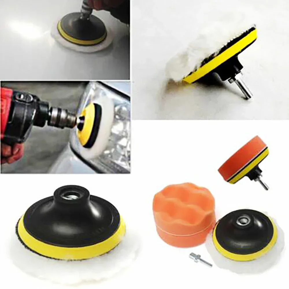 6 個のフォームパッドバッファキット研磨機ワックスパッド 3 - Polish Pad Set Buffer のレビューと価格