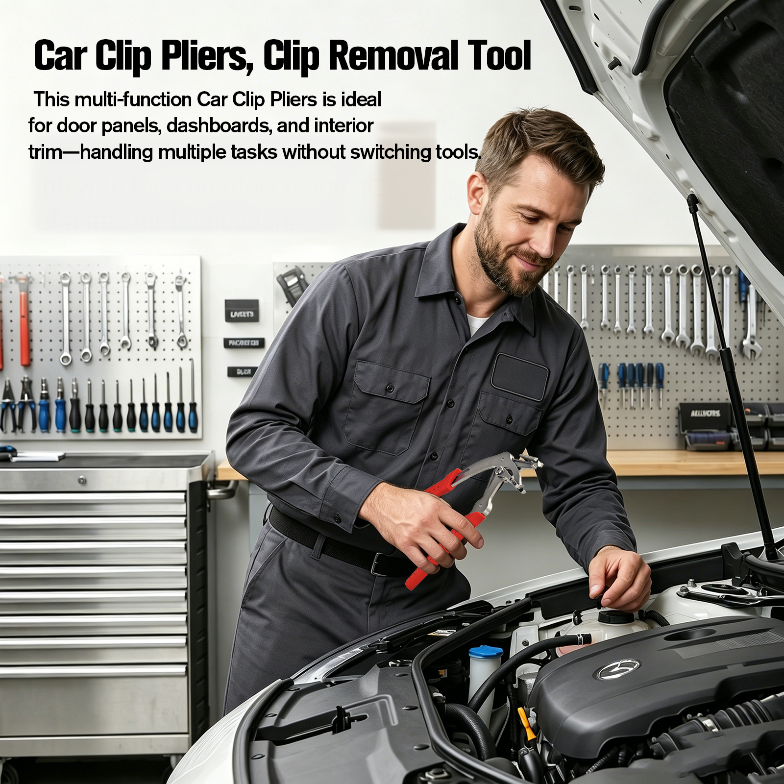 40個の自動車用ファスナークリップ付きカープライヤー、パネル - Trim Restorer Plastic のレビューと価格