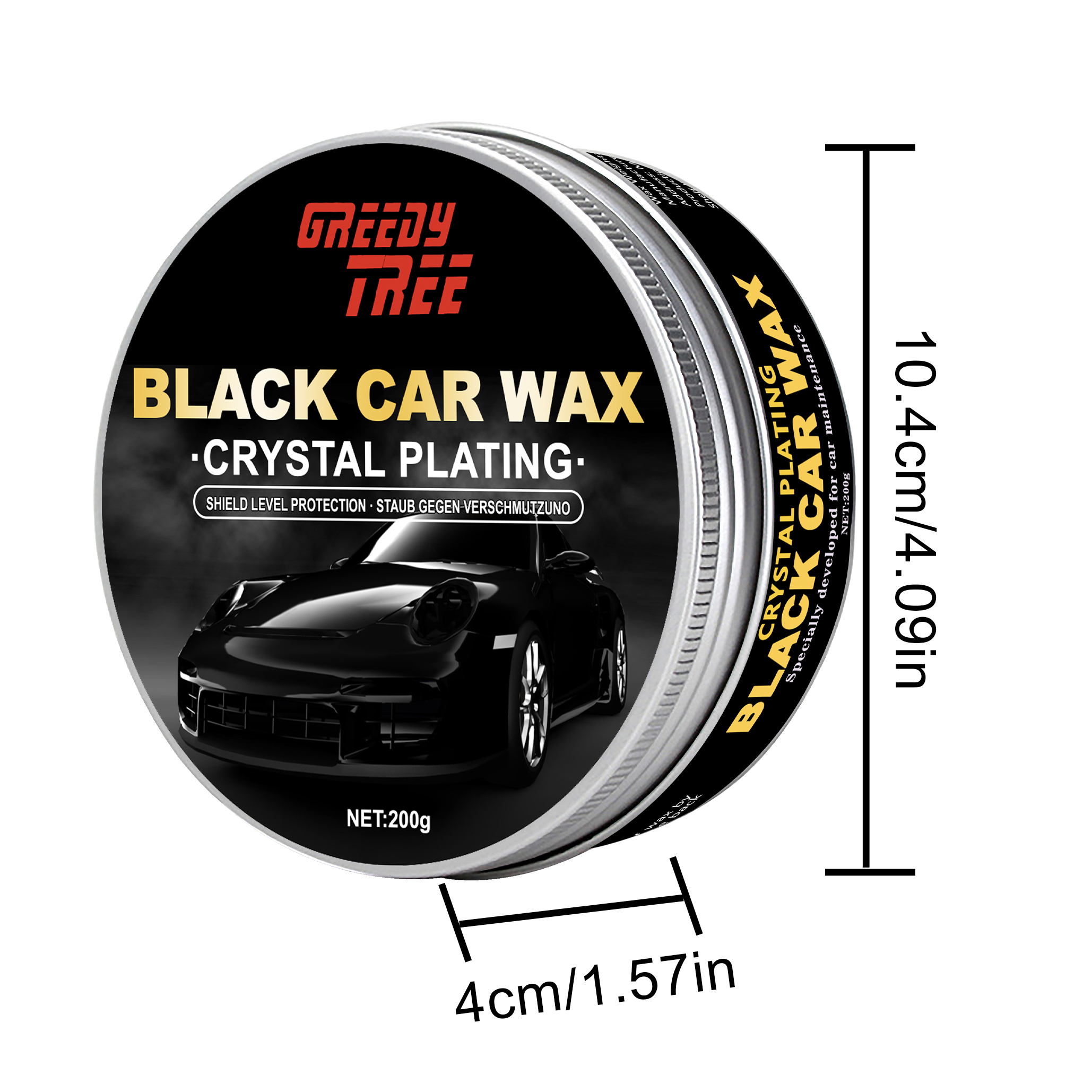 カーペイントケアワックス - スワールと酸化を除去し、高光沢 - Car Wax Ceramic Coating のレビューと価格