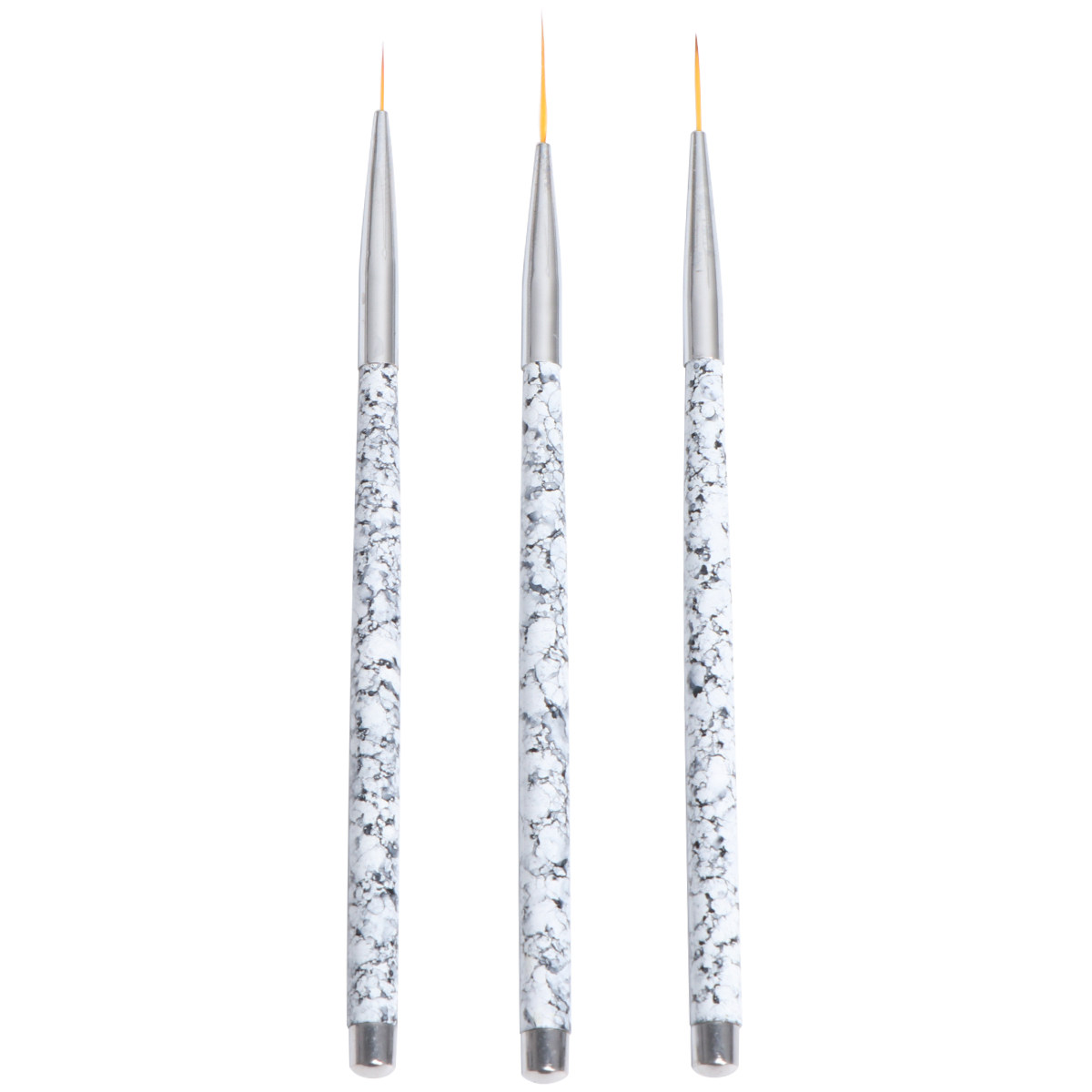 3本セット ネイルアートライナーブラシセット ナイロン毛 先 - Detailing Brush Set のレビューと価格