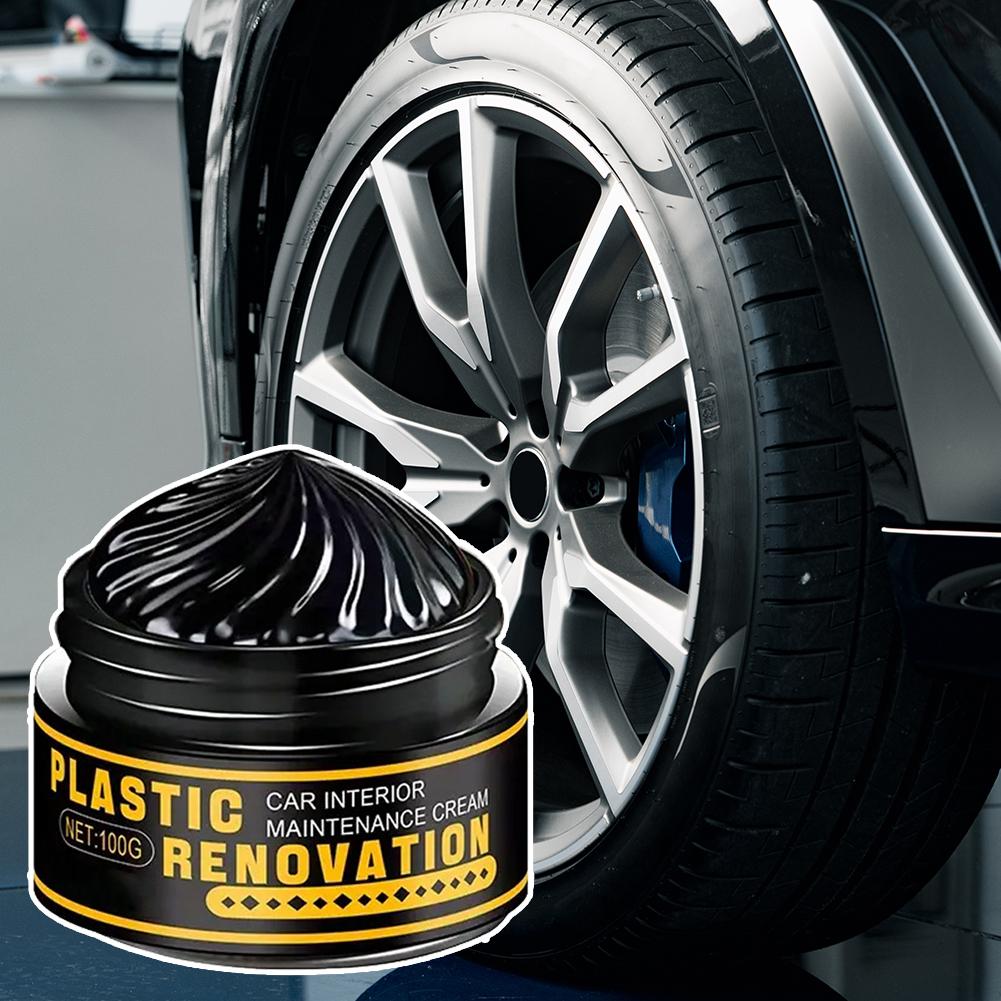プラスチックコーティング修復ペースト 長持ちする黒光沢＆ホワ - Leather Cleaner Interior のレビューと価格