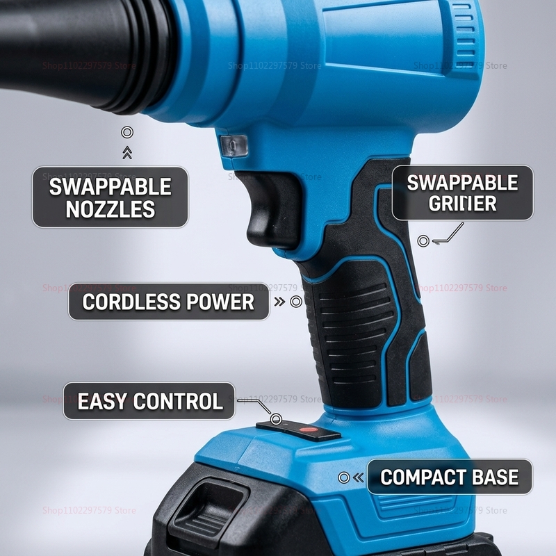 ブラシレスターボジェットファンコードレス電動ブロワーストーム - Dryer Car Blower のレビューと価格