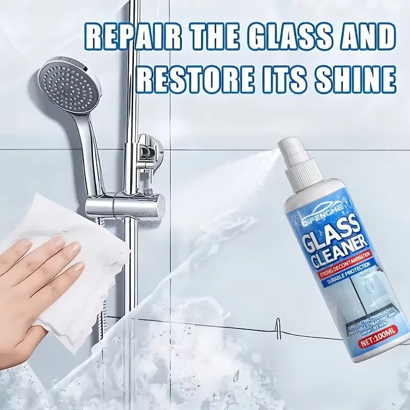 QIFENGHEの筋残りしないガラスクリーナー、長持ちする透 - Glass Cleaner Streak のレビューと価格